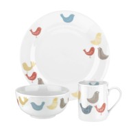 Scandi Birds 6 Piece Set Catherine Lansfield for Portmeirion Studio