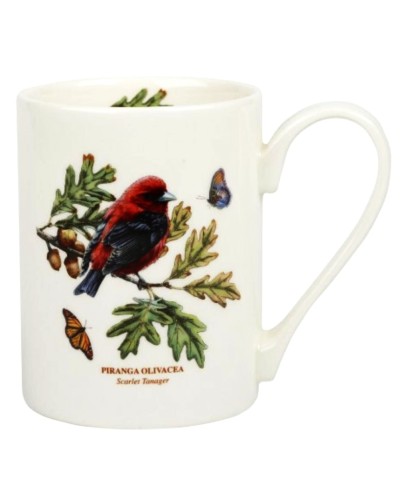 Portmeirion Garden Birds Mug Scarlet Tanager Tableware, Portmeirion, Portmeirion , Homewares, Brand New , Crazy Daisy image