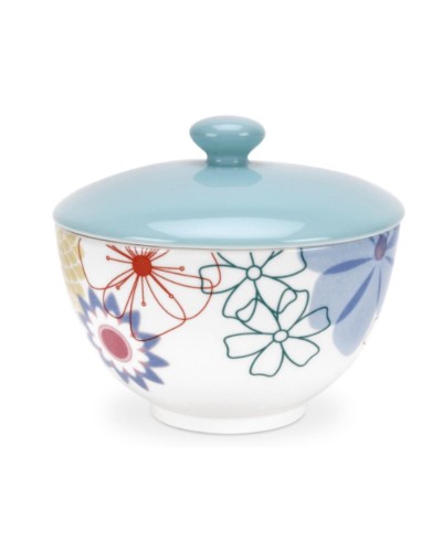 Portmeirion Crazy Daisy Floral Porcelain Covered Sugar Tableware, Portmeirion, Portmeirion , Homewares, Brand New , Crazy Daisy image