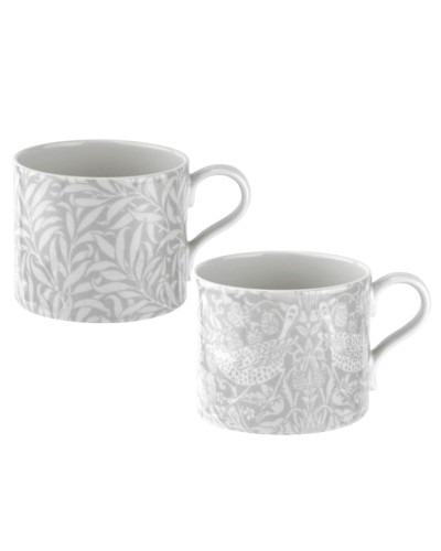 Spode The Original Morris & Co Mugs Strawberry Thief and Willow Bough Set of 2 Mugs Tableware, Portmeirion, Portmeirion , Homewares, Brand New , Christmas Gifts, Wedding Gifts, mugs image