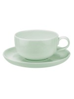 Portmeirion Choices Green 9fl oz Cup and Saucer Set of 2