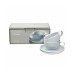 Portmeirion Choices Blue 12fl oz Cup and Saucer Set of 2 image