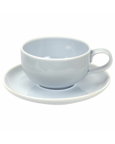 Portmeirion Choices Blue 12fl oz Cup and Saucer Set of 2 image