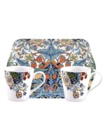 Portmeirion Strawberry Thief 3pc Mug and Tray Set