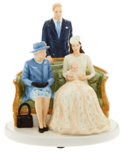 Royal Doulton A Royal Christening Celebrating Queen Elizabeth at 90 Figurine HN5809 image