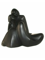 Royal Doulton Tender Moment Black Basalt Images Figurine HN5075 