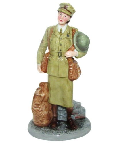 Royal Doulton Womens Auxiliary Territorial Service Nostalgia Figurine HN4495 image