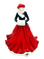 Royal Doulton Festive Skating Christmas Day 2014 Pretty Ladies Figurine HN5674  