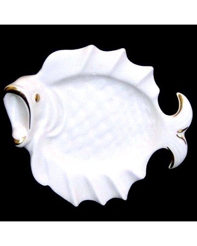 Aynsley White Fish Design Dish image