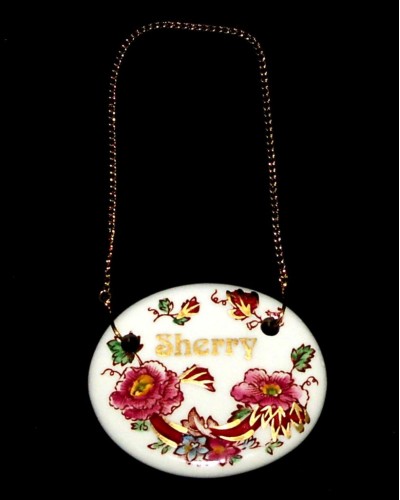 Masons Mandalay Sherry Ironstone Decanter Label Masons, Homewares, Masons Ironstone , Pre Owned image