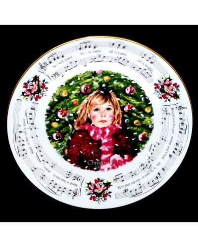 Royal Doulton Silent Night Christmas Carols Xmas Plate image