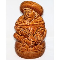 Sadler Mexican Brown Treacle Glazed Coffee Storage Canister